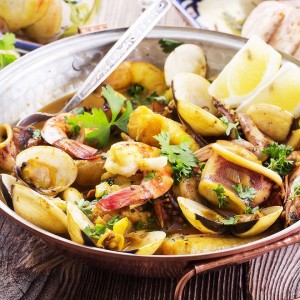 Cataplana aux fruits de mer