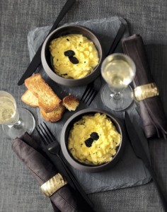 Oeufs brouillés à la truffe noire