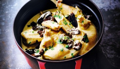 Poulet de Bresse aux morilles