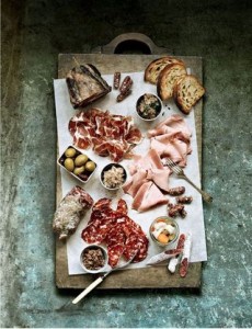 Assiette de charcuterie