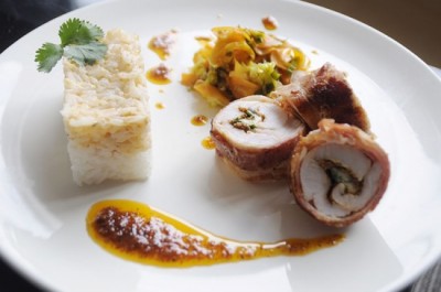 Ballotines de poulet à la méditerranéenne